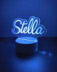 LED Desk Sign Personalised with your Name