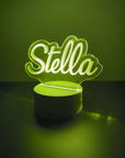 LED Desk Sign Personalised with your Name