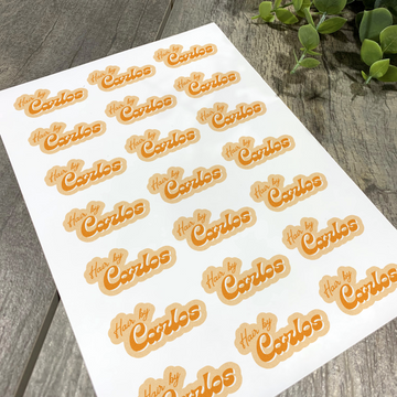 A5 Custom Cut Sticker Sheet