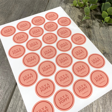 A5 Round Sticker Sheet