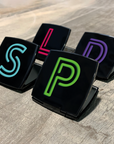 Compact Mirror with Letter Design