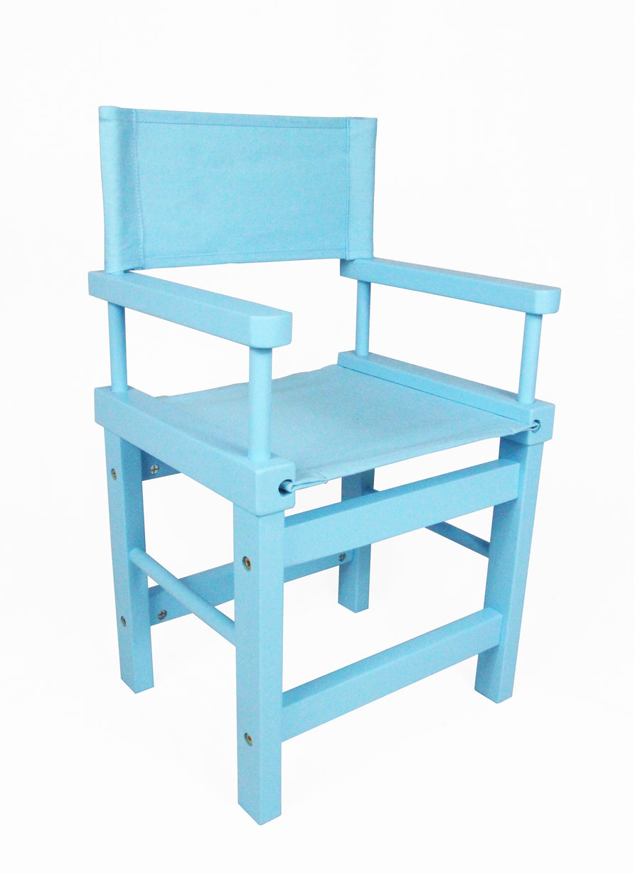 Kids' Directors Chair - Blue Frame, Blue Canvas