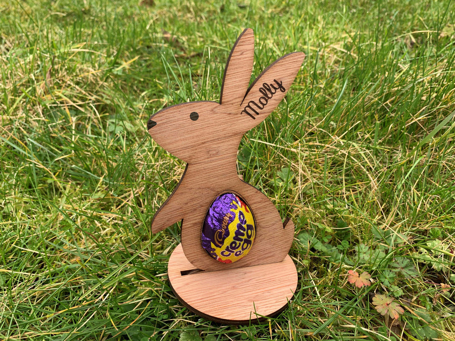 Bunny Easter Egg Holder <p> A cute gift or decoration with FREE personalisation